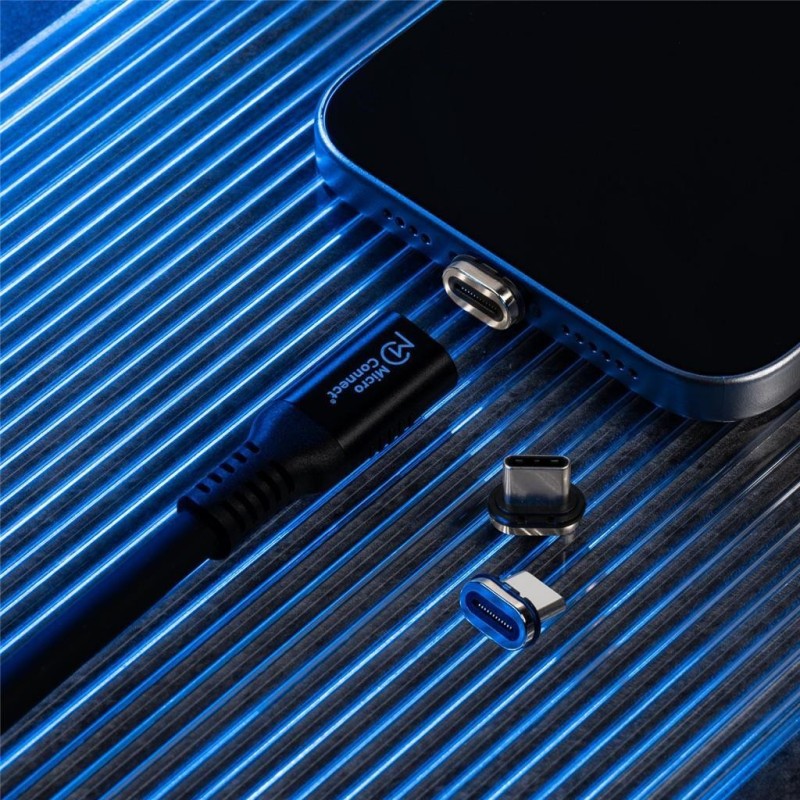 Kabel MicroConnect Premium USB C-C, magnetni, 1m