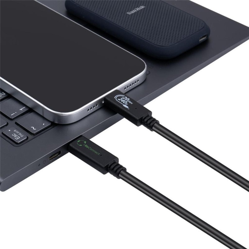 Kabel MicroConnect ReConnect USB-C 3.2, 1m