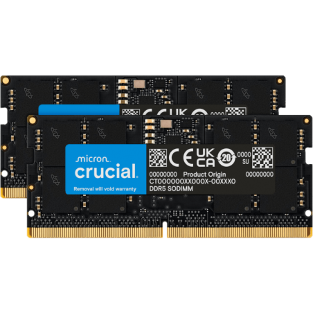 Pomnilnik DDR5 48GB (2x24GB) 5600MHz Crucial CT2K24G56C46S5