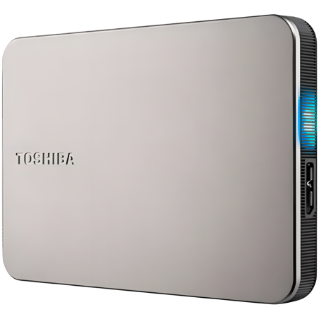 Zunanji disk 4TB 2.5 USB 3.2 Toshiba Canvio Flex, srebrn