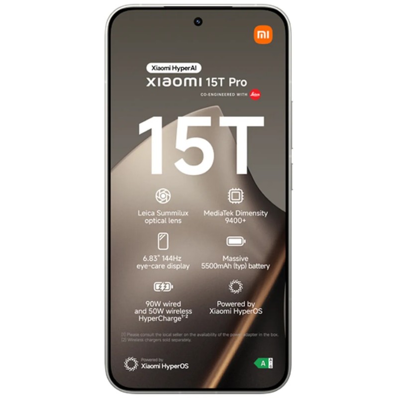 Pametni telefon Xiaomi 15T Pro, 512GB, siv