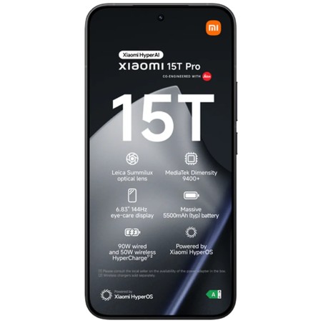 Pametni telefon Xiaomi 15T Pro, 512GB, črn