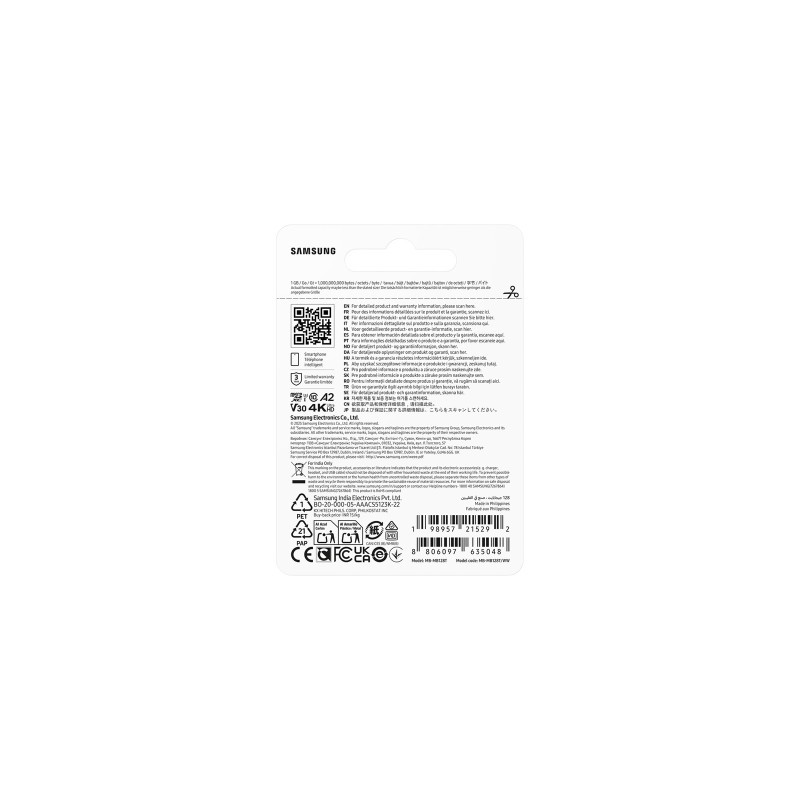 Spominska kartica Samsung T7, micro SDXC, 128GB