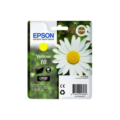 Črnilo Epson C13T1804401, yellow
