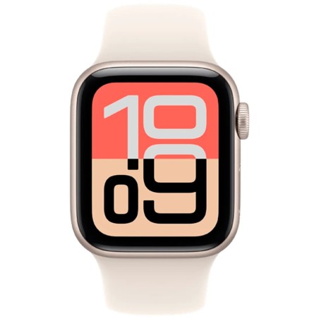 Pametna ura Apple Watch SE 3, 40mm, zlata + pašček S/M, bež
