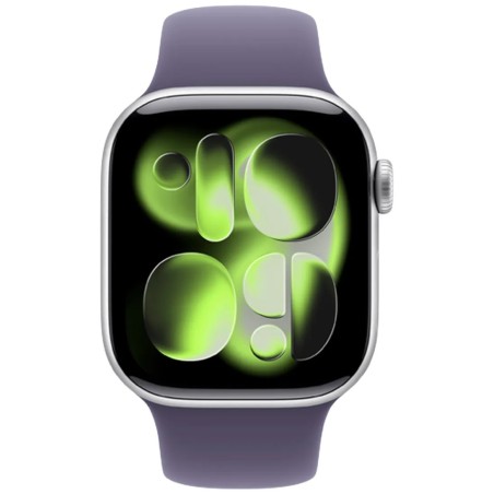 Pametna ura Apple Watch Series 11, 42mm, srebrn (vijoličen pašček M/L)