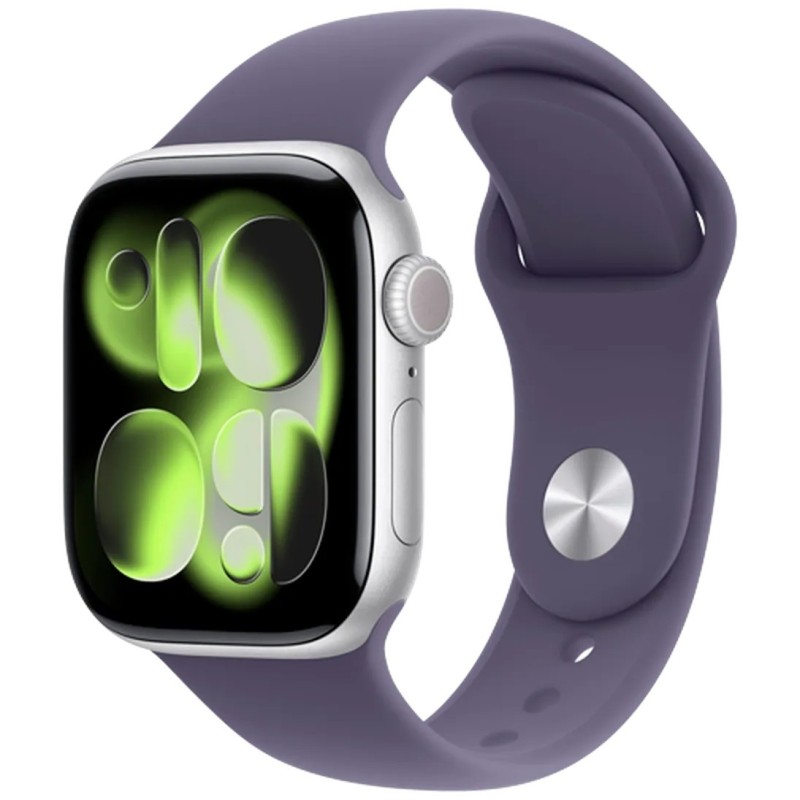 Pametna ura Apple Watch Series 11, 42mm, srebrn (vijoličen pašček M/L)