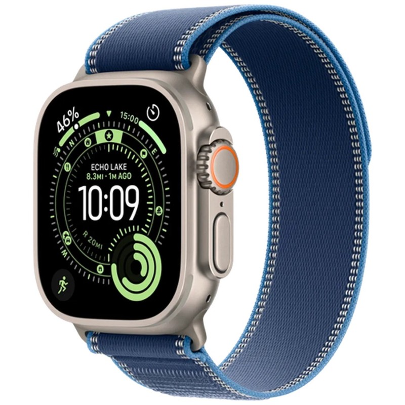 Pametna ura Apple Watch Ultra 3, 49mm, srebrna (moder pašček M/L)