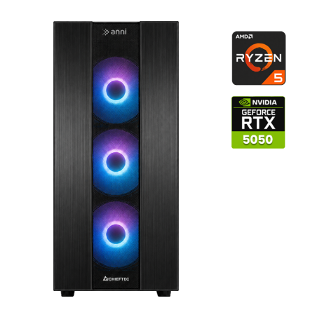 Računalnik ANNI Gamer Optimal R5 9500F / RTX 5050 / 16 GB / 1 TB