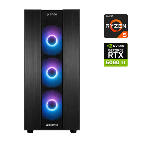 Računalnik ANNI Gamer Advanced R5 5500 / RTX 5060 Ti / 16 GB / 1 TB