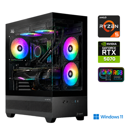 Računalnik ANNI Gamer Extreme Lite R5 7500X3D / RTX 5070 / 16 GB / 1 TB / W11H