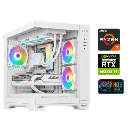 Računalnik ANNI Gamer Elite R7 9800X3D / RTX 5070 Ti / 32 GB / 2 TB