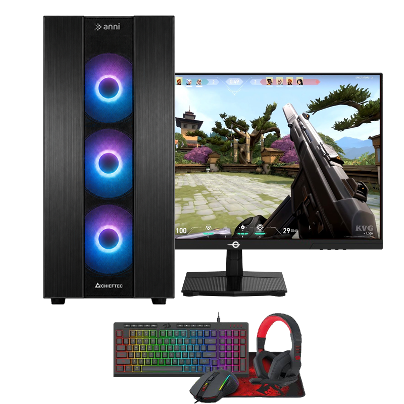Rač. Komplet ANNI Gamer Optimal i5-14400F / RTX 5050 / 16 GB / 1 TB / W11H