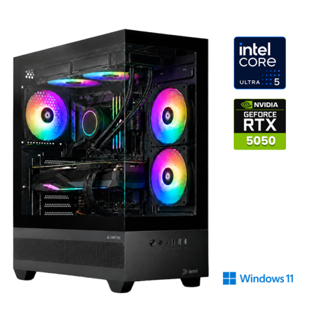 Računalnik ANNI Gamer Optimal Ultra 5 225F / RTX 5050 / 16 GB / 1 TB / W11H