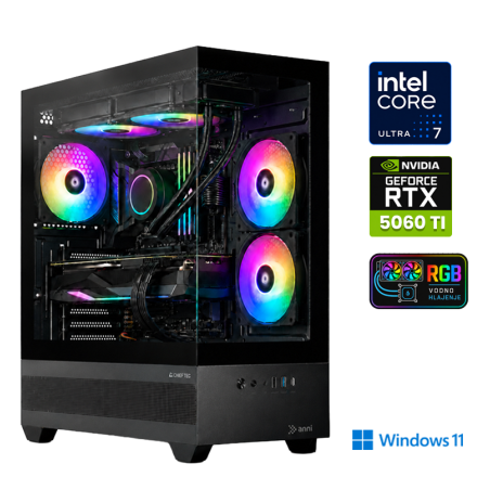 Računalnik ANNI Gamer Extreme Lite Ultra 7 265F / RTX 5060 Ti / 16 GB / 1TB/W11H