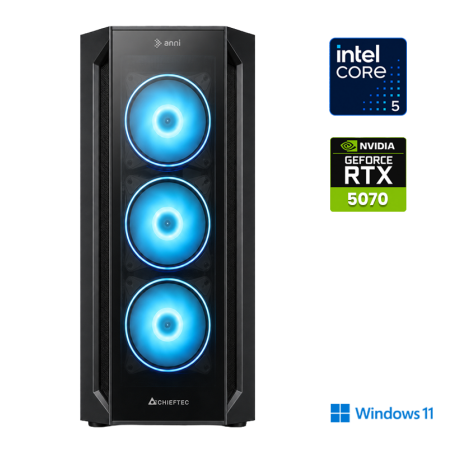 Računalnik ANNI Gamer Extreme i5-14400F / RTX 5070 / 32 GB / 2 TB / W11H