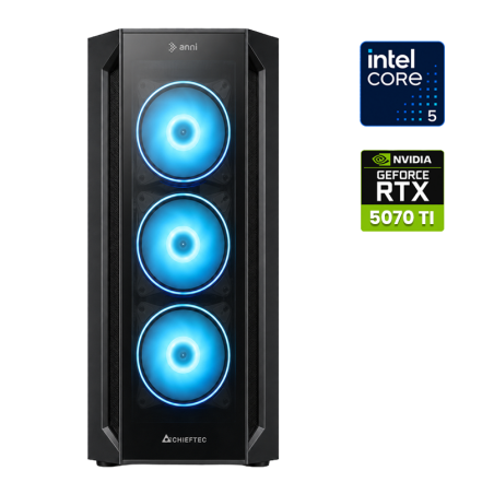Računalnik ANNI Gamer Extreme i5-14400F / RTX 5070 Ti / 32 GB / 2 TB