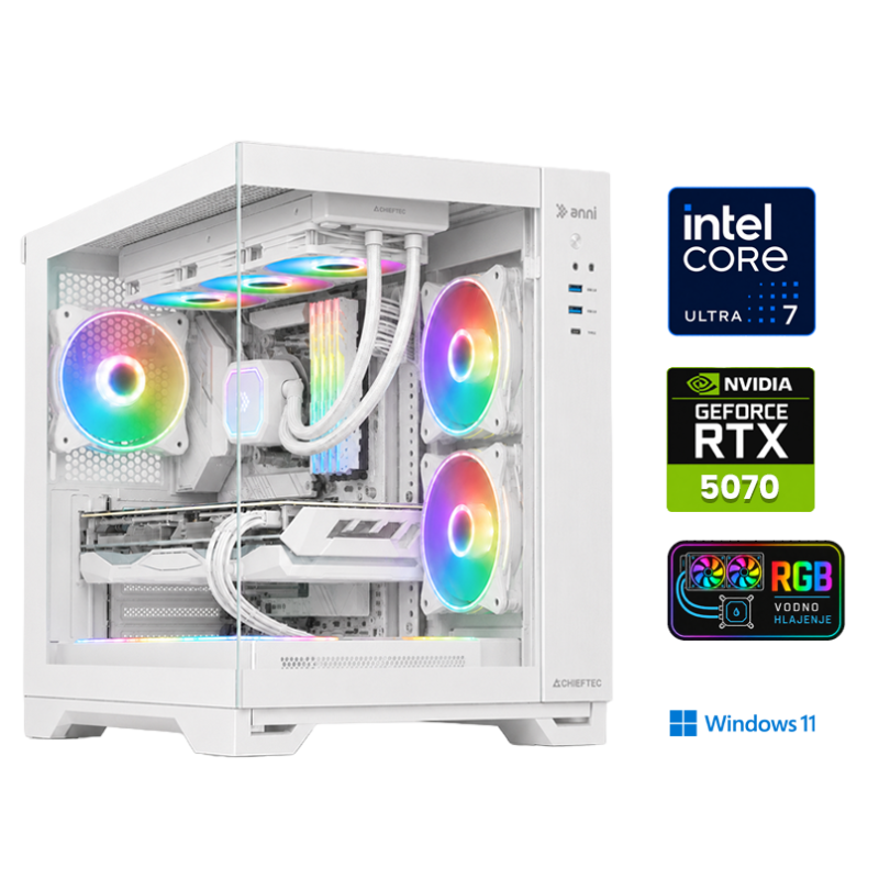 Računalnik ANNI Gamer Extreme Ultra 7 265F / RTX 5070 / 32 GB / 2 TB / W11H