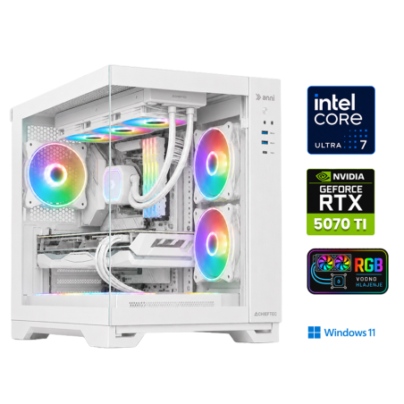 Računalnik ANNI Gamer Elite Ultra 7 265KF / RTX 5070 Ti / 64 GB / 2 TB / W11H