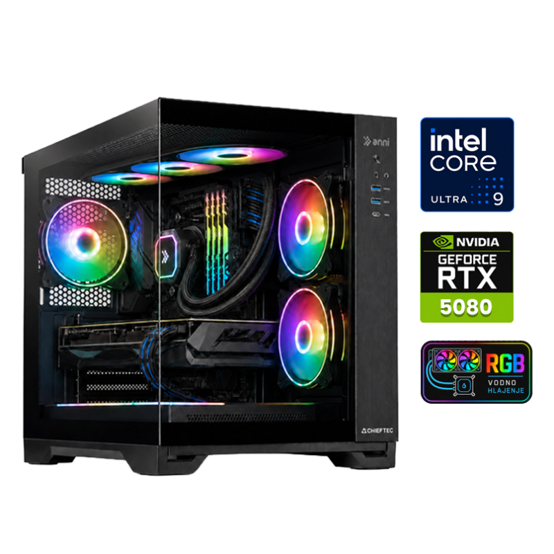 Računalnik ANNI Gamer Elite Ultra 9 285K / RTX 5080 / 64 GB / 2 TB