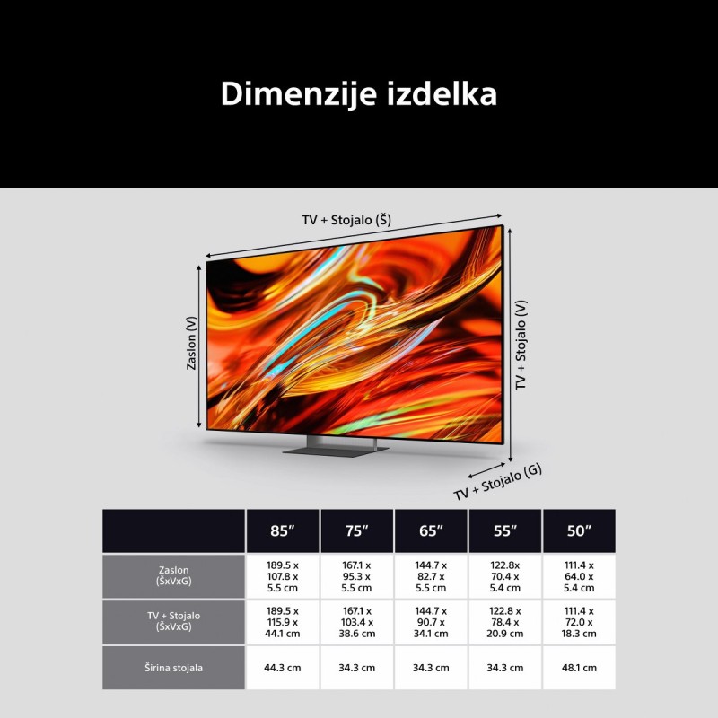 Televizor Sony BRAVIA 7 II K85XR75M2PB