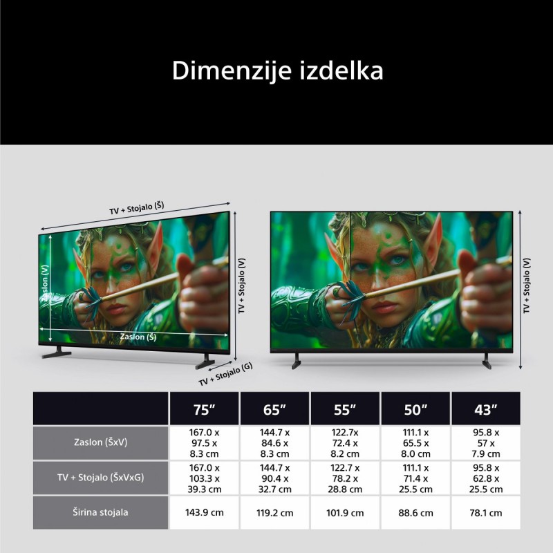 Televizor Sony BRAVIA 2 II K50S25M2PB