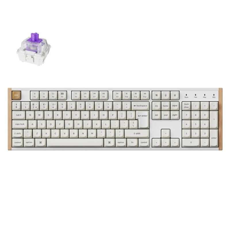 Tipkovnica Keychron K10 HE, Gateron Nebula stik. UK, RGB, Special Edition