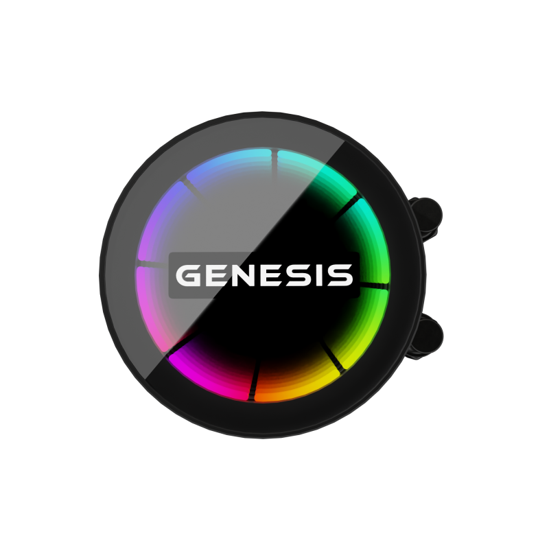Vodno hlajenje GENESIS HYDRIA 240 ARGB, črno