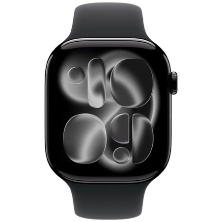 Pametna ura Apple Watch Series 11, 46mm, črna (črn pašček S/M)