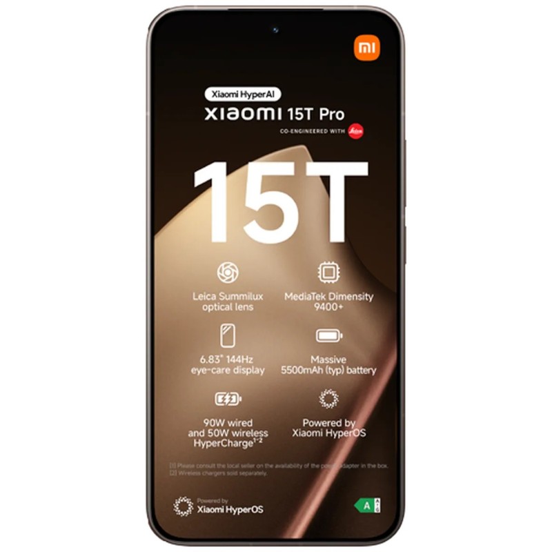 Pametni telefon Xiaomi 15T Pro, 512GB, zlat