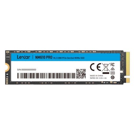 SSD disk 2TB M.2 NVMe, Lexar NM610 Pro (LNM610P002T-RNNNG)
