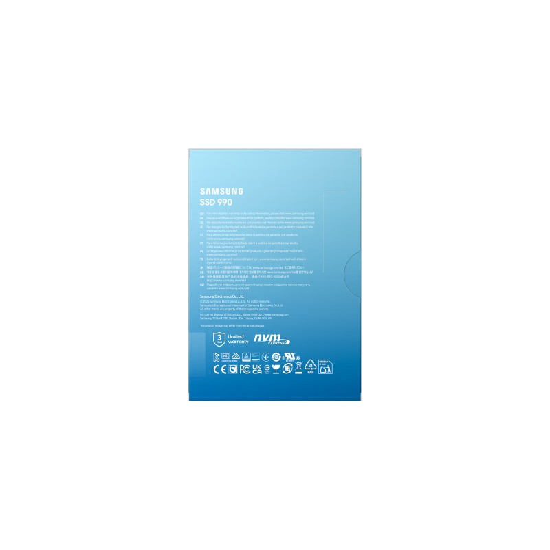 SSD disk 2TB M.2 NVMe, Samsung 990 (MZ-V9V2T0BW)