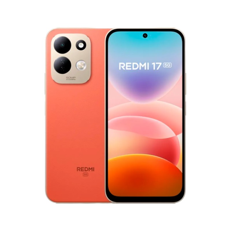 Pametni telefon Xiaomi Redmi 17, 5G, 256GB, oranžen