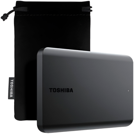 Zunanji disk 2.5 2TB Toshiba Canvio Basics Excl, USB 3.2, črn