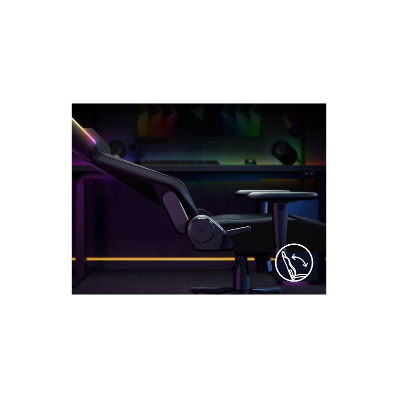 Gaming stol Razer Soma Chroma RGB, črn