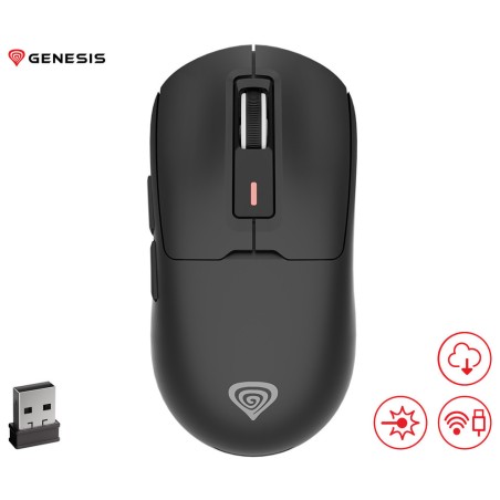 Miška Genesis Zircon 660, črna