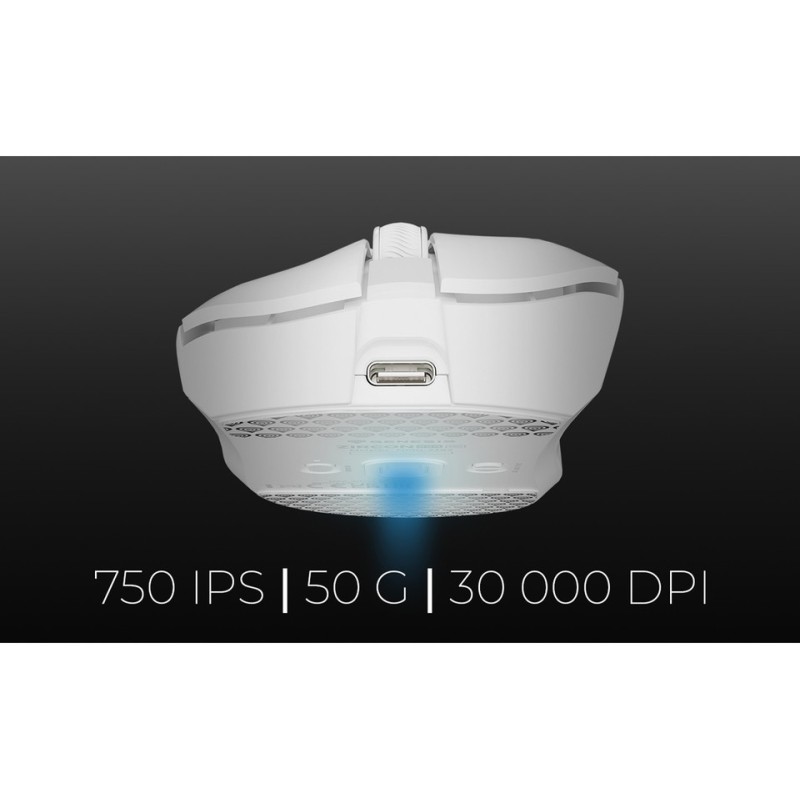 Miška Genesis Zircon 880 Pro, bela