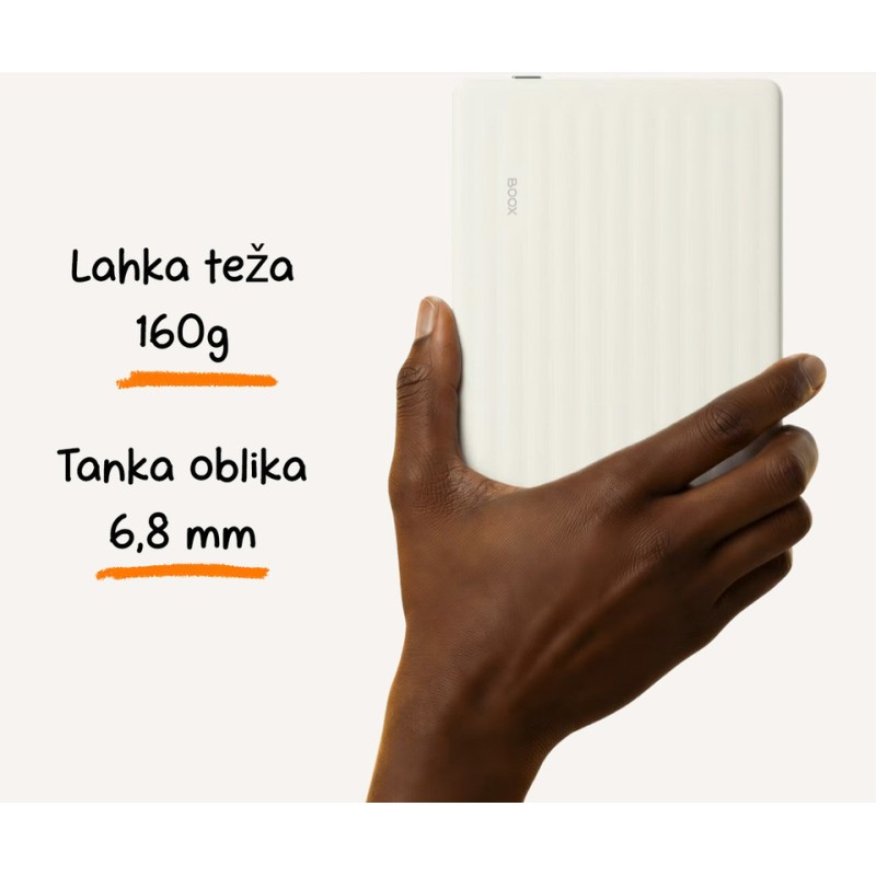 E-bralnik BOOX Go 6 Gen II, 3GB, 32GB, bel