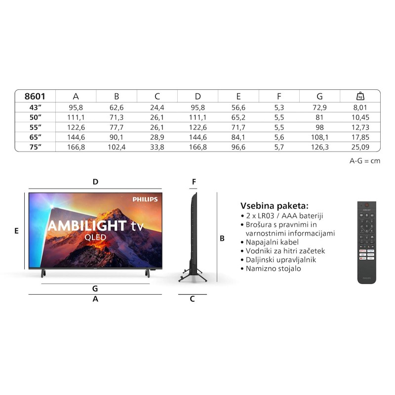 Televizor Philips 43PQS8611