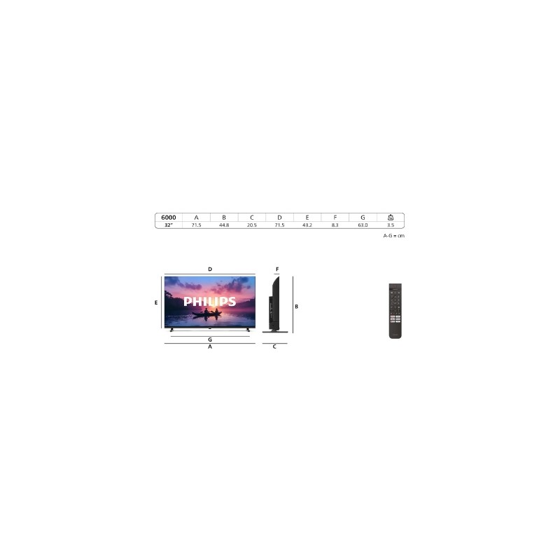 Televizor Philips 32PHS6050