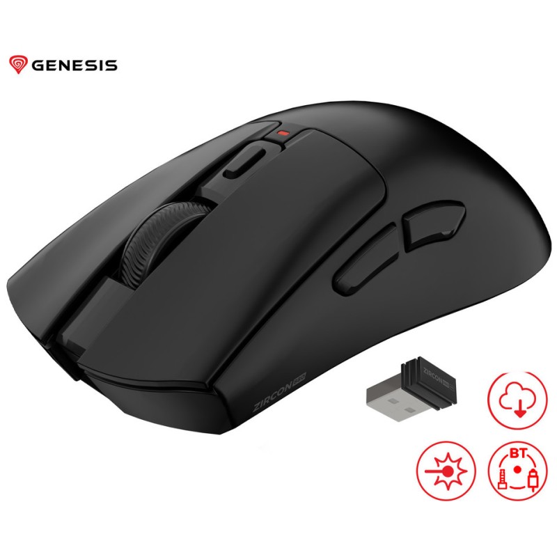 Miška Genesis Zircon 880, črna