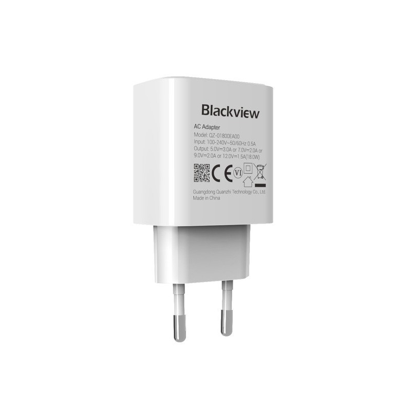 Polnilec Blackview ADAPTER, 18W, 1x USB-A, bel