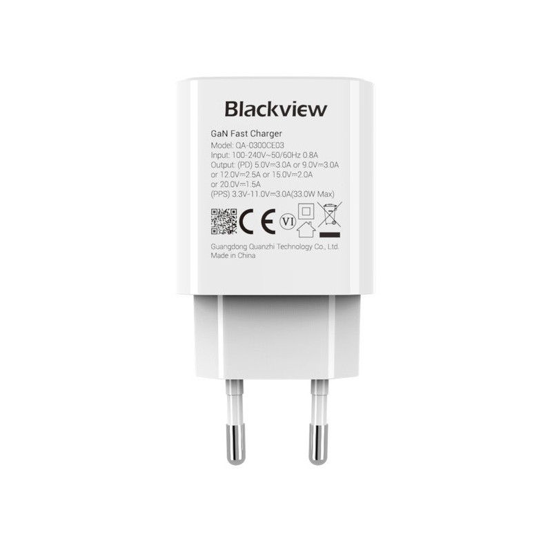 Polnilec Blackview ADAPTER, 33W, 1x USB-C, bel