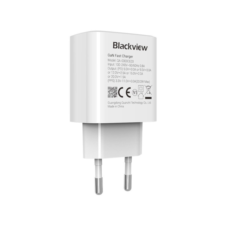 Polnilec Blackview ADAPTER, 33W, 1x USB-C, bel