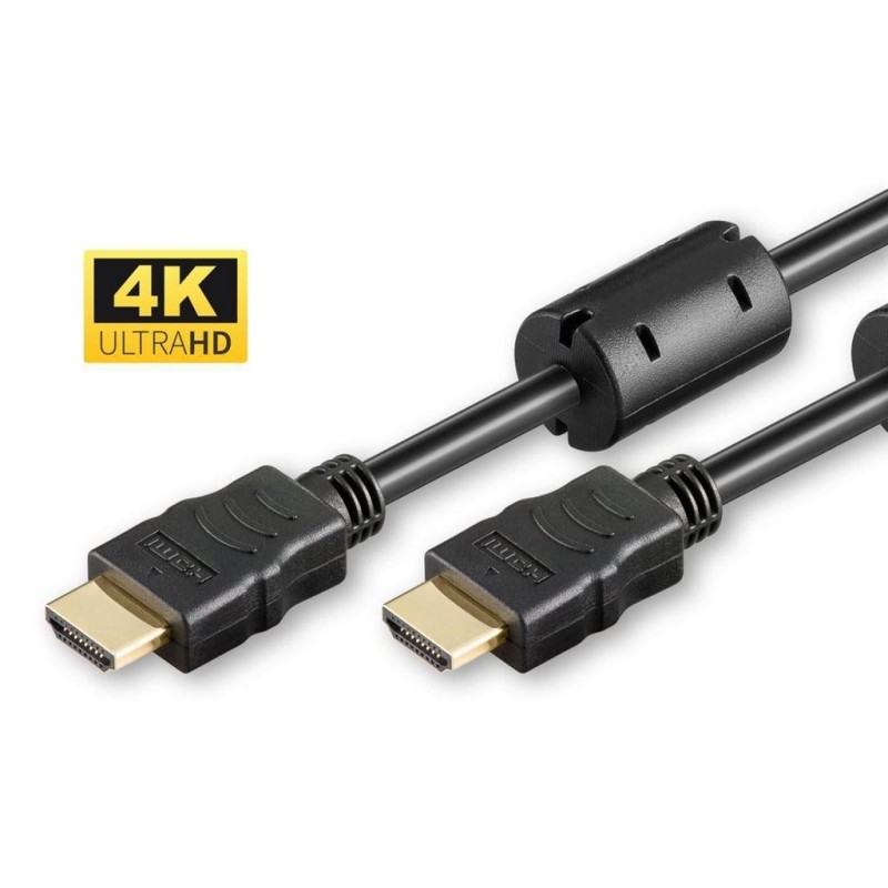 Kabel MicroConnect HDMI High Speed, 3m Ferrite jedro