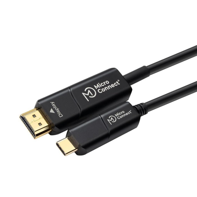 Kabel MicroConnect Premium USB C-HDMI optični, 10m