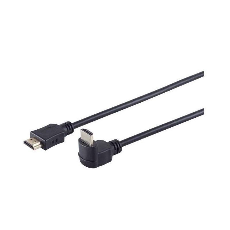 Kabel MicroConnect HDMI High Speed, 1,5m, kotni 270°