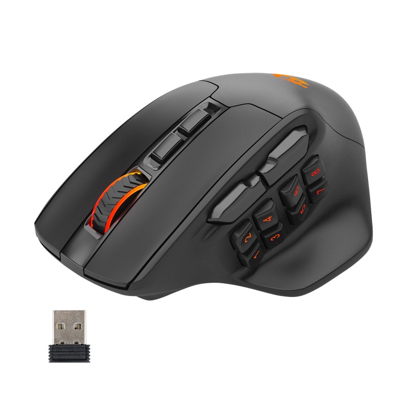 Miška RedRagon Aatrox Pro M811-RGB, črna
