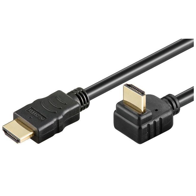 Podaljševalni kabel MicroConnect HDMI 2.0, 1,5m 270° kotni