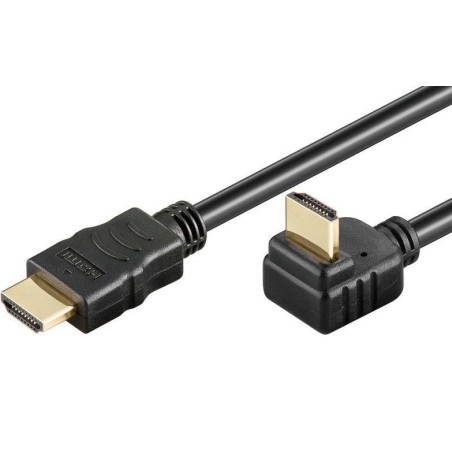 Podaljševalni kabel MicroConnect HDMI 2.0, 1,5m 270° kotni